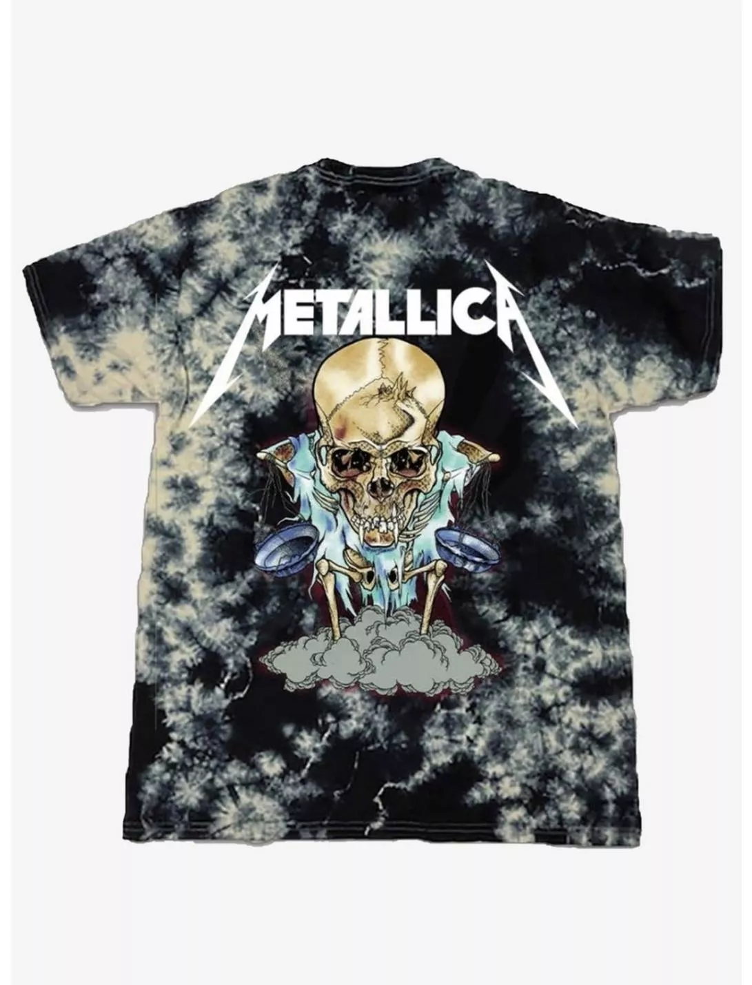 Hot Topic Metallica One Tie-Dye Boyfriend Fit Girls T-Shirt