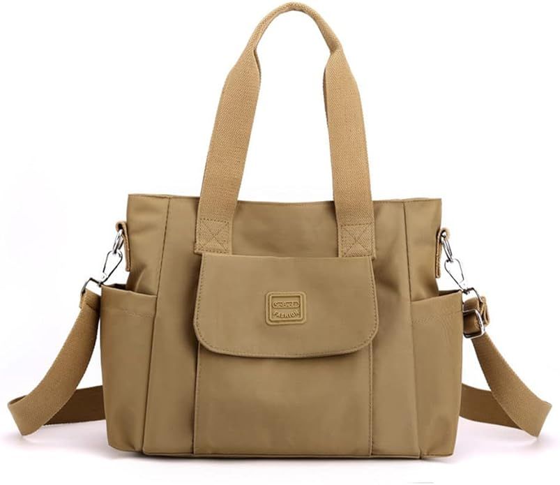 Women's Canvas Tote Bag Crossbody Satchel Bag Nylon Purse Shoulder Bag Hobo Bag Cute Large Size C... | Amazon (US)