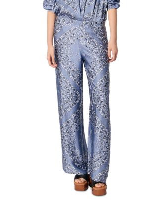 Maje Flowing Patterned Trousers   | Bloomingdale's Women | Bloomingdale's (US)