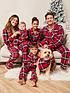 Very Man Mens Family Red Check Revere Mini Me Christmas Pyjamas - Red | Very (UK)