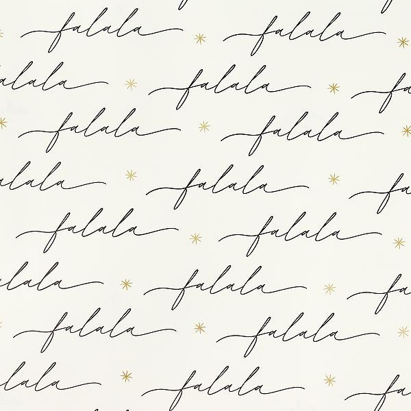 Design Design Falala Script Wrapping Paper | The Container Store
