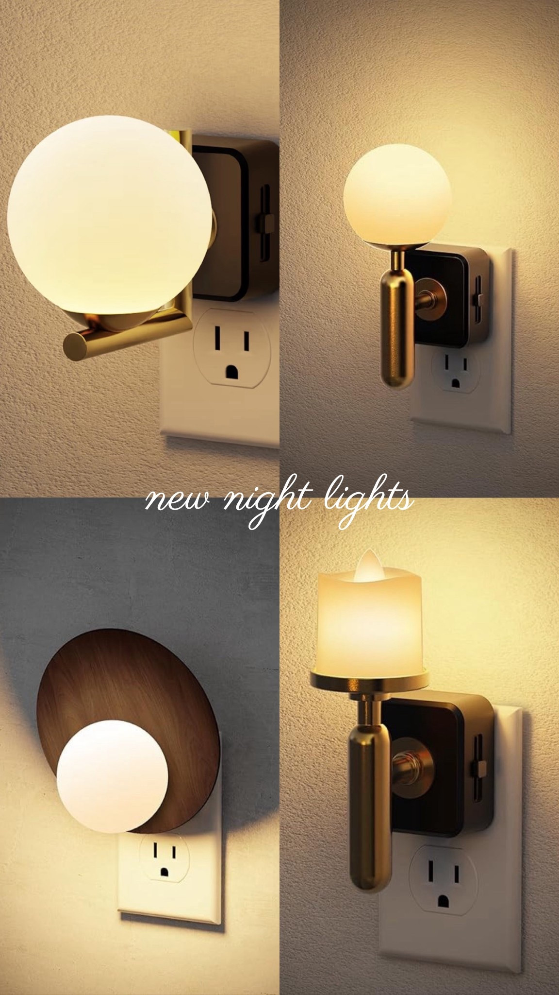 NEW 🙌🙌🙌🙌 adding the new designs !!! These night lights are so pretty and modern!!! 

#LTKSeasonal #LTKHome #LTKSaleAlert