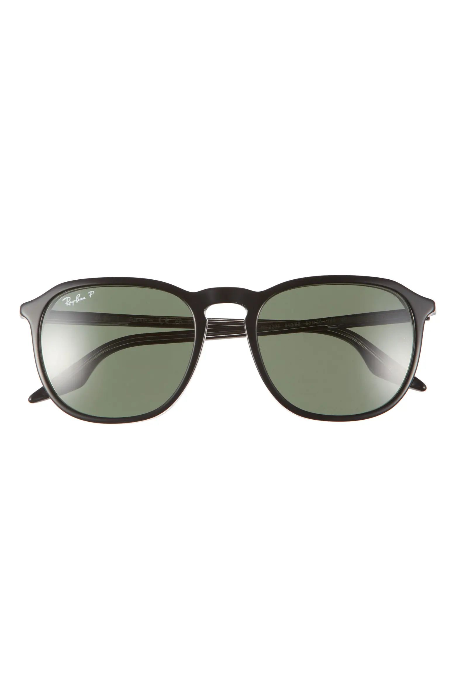 RB2203 55mm Polarized Square Sunglasses | Nordstrom
