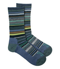 Women's Smartwool Hike Light Cushion Mid-Crew Socks, Striped | L.L. Bean