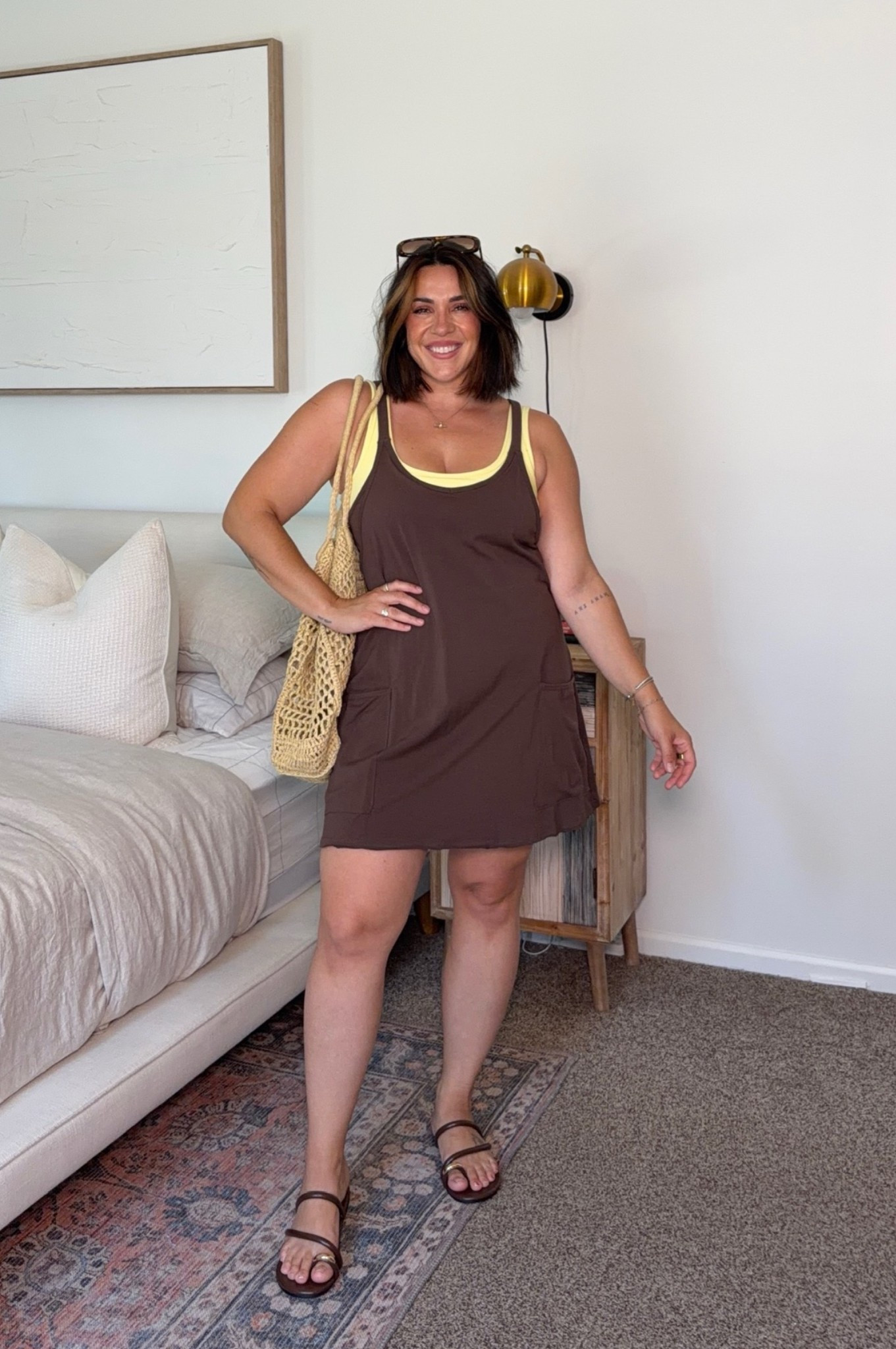 Easy hot day outfit for moms! Size M tank, size L dress / romper.

#LTKootd #LTKMidsize #LTKSeasonal