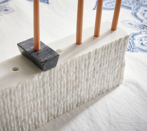 Handcrafted Marble Menorah | Pottery Barn (US)