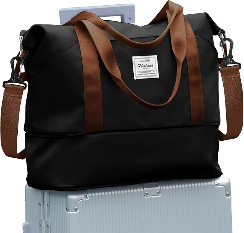 Women Travel Duffle Bag, Sport Gym Tote Bag for Women, Weekender Bag Carry on Bag, Beach Bag Over... | Amazon (CA)