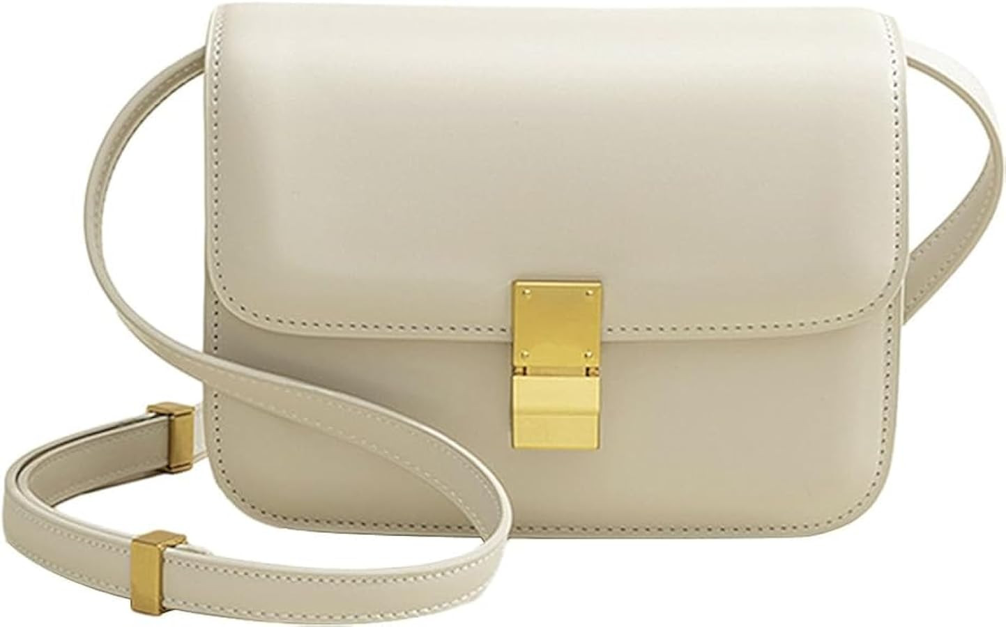 Small Crossbody Bag for Women Trendy Leather Buckle Purse Designer Shoulder Bag Flap Satchel Hand... | Amazon (CA)