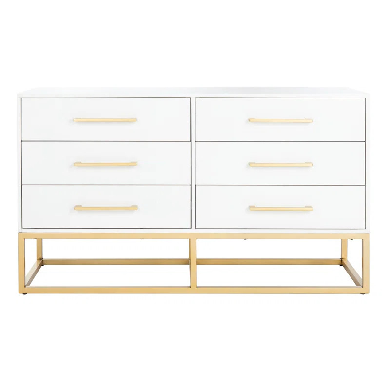 Estelle 6 Drawer 56'' W Dresser | Wayfair North America