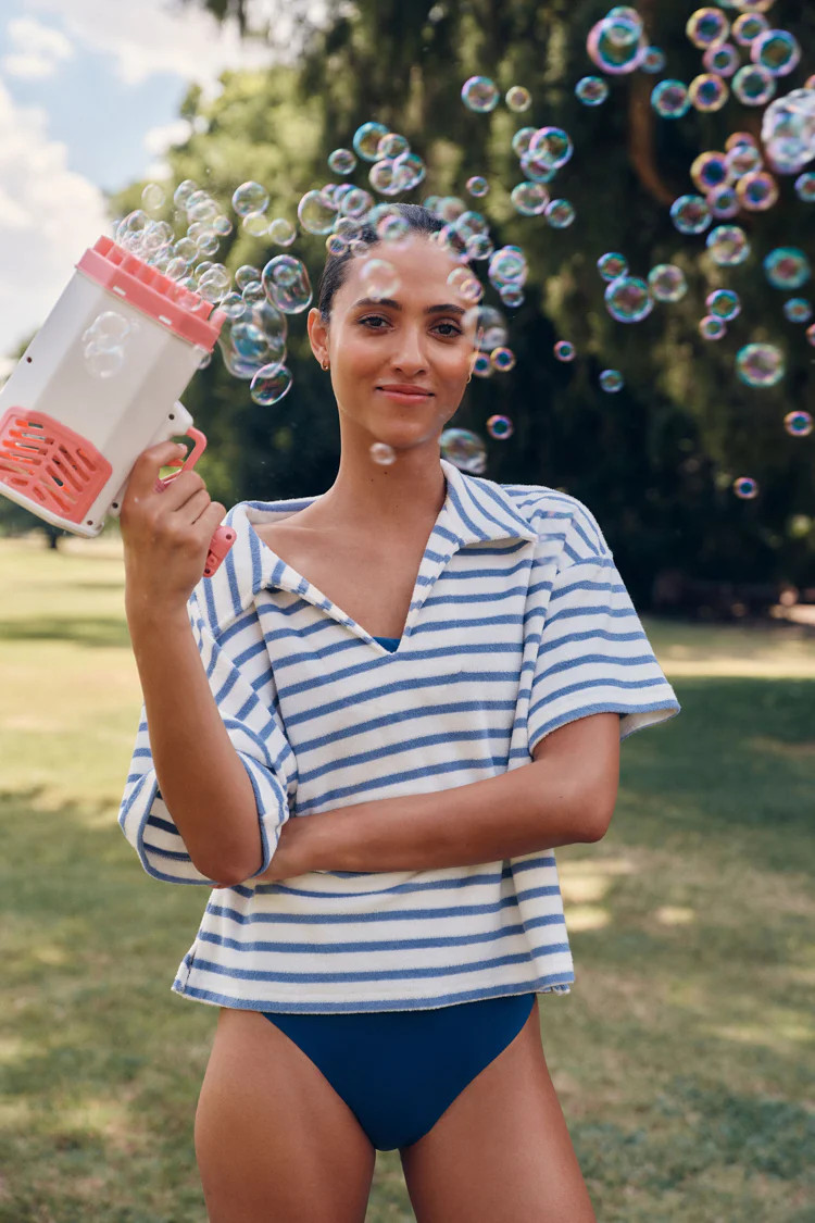 Striped Terrycloth Tybee Top | Tuckernuck (US)