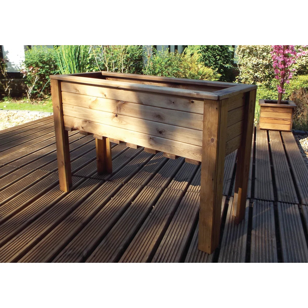 Lakeva Handmade Wood Raised Garden Bed | Wayfair UK
