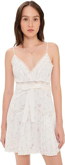 LOVESHACKFANCY Women's Sibelle Dress | Amazon (US)