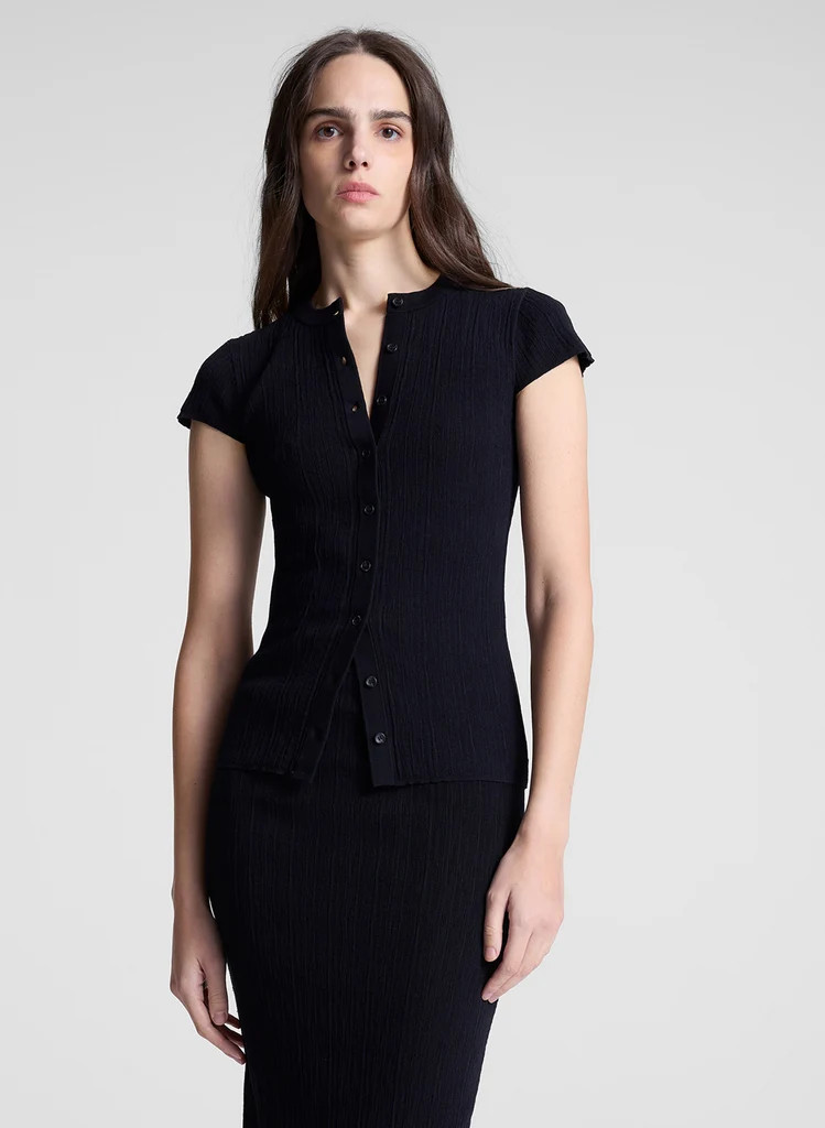 Parker Fine Cotton Cardigan | A.L.C