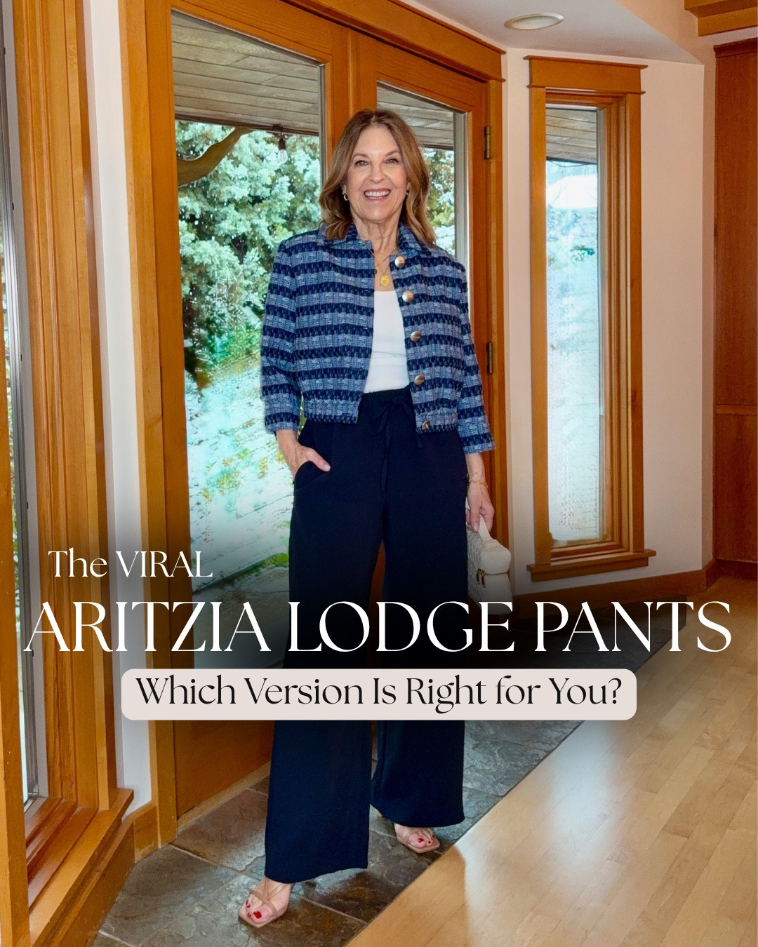 I keep going back to the viral lodge pants when I want to dress up or down and always look put together.
Wear them out to work, to dinner, on vacation, and shopping.

#LTKOver40 #LTKTravel #LTKSaleAlert