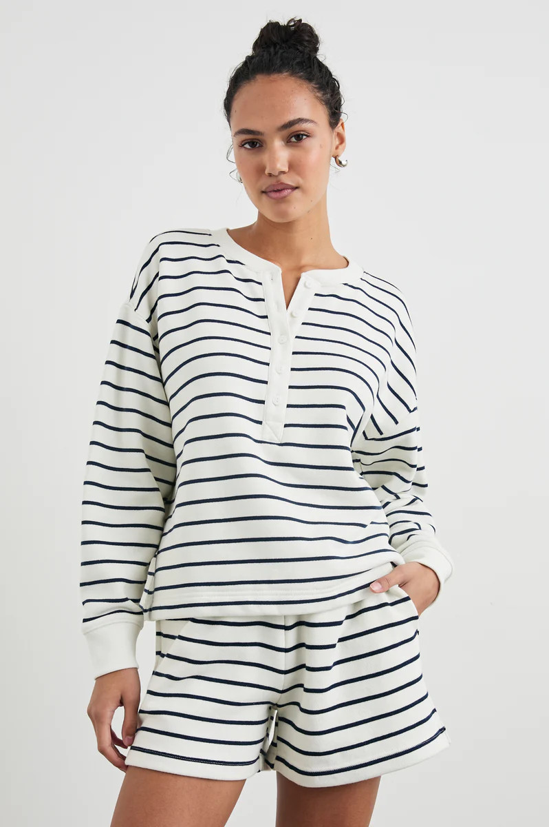 JOAN SWEATSHIRT - SAILOR STRIPE NAVY | Rails