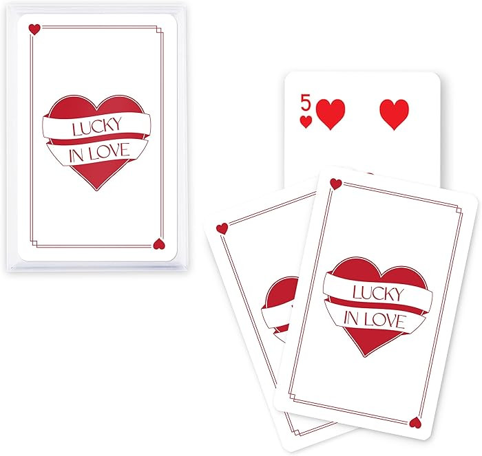 WEDDINGSTAR Deck of Playing Cards - Lucky in Love | Amazon (US)