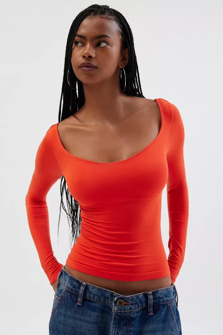 Out From Under Roux Seamless Long Sleeve Top | Urban Outfitters (US and RoW)