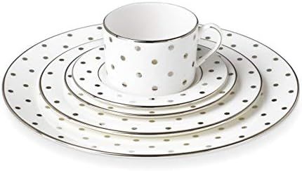 KATE SPADE Larabee Road Platinum 5-piece Place Setting, 4.5 LB, Metallic | Amazon (US)