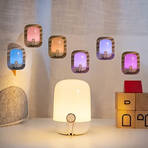 ACEHE Night light for Kids, Touch Customizable Control Rechargeable Baby Night light with Breathing  | Amazon (US)