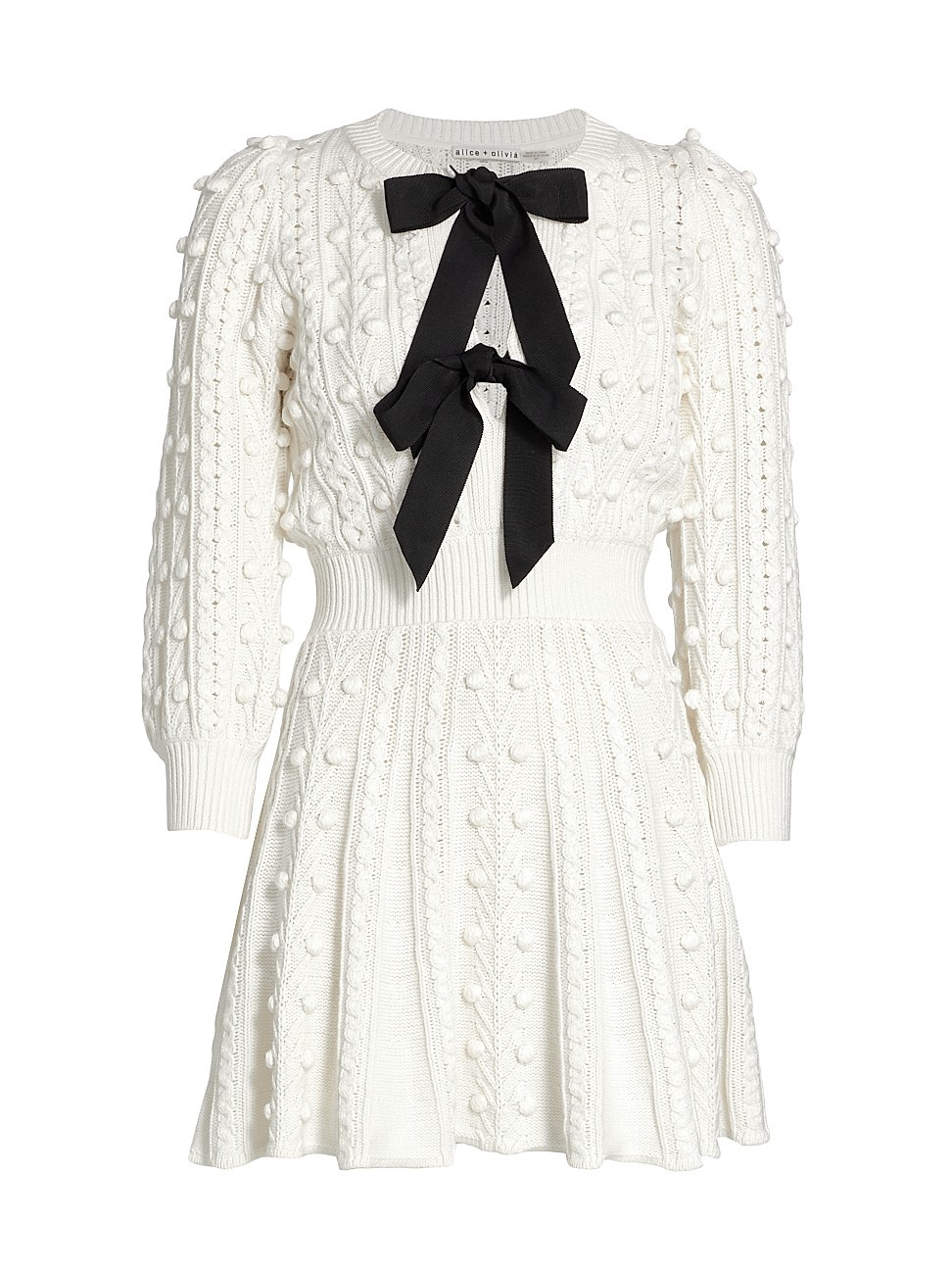 Kitty Bow Front Sweater Dress | Saks Fifth Avenue