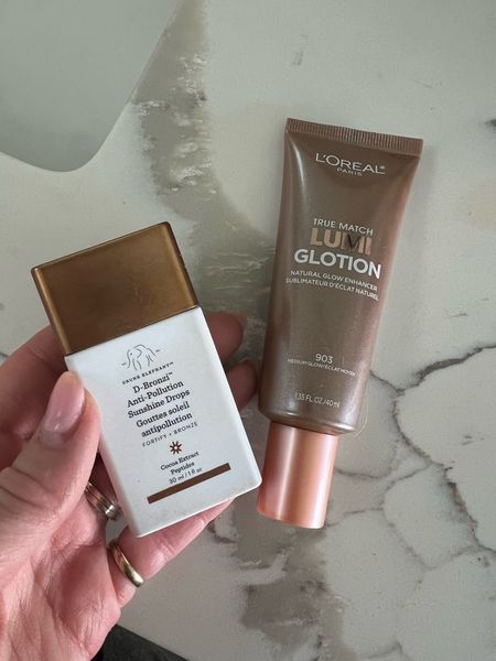 Had to test out both of these glow drops to see if the drug store L’Oréal compares to the highly rated Drunk elephant flow drops! 

Thoughts: drunk elephant color is darker and does cast off a more glow look 

L’Oréal - great product the the price point! I’m impressed 

#LTKbeauty