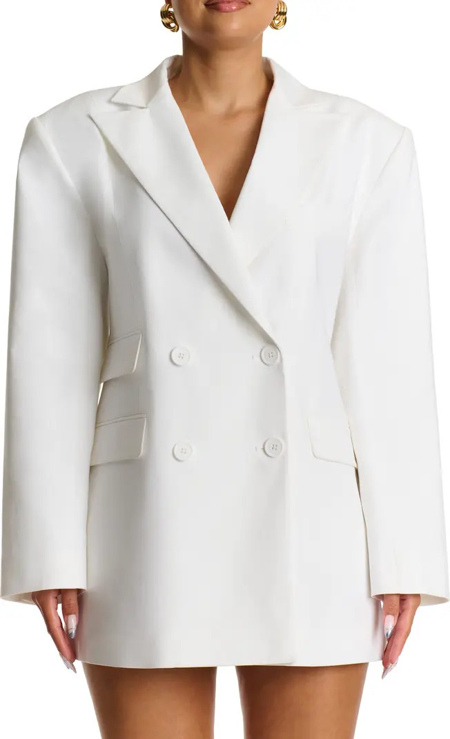 Naked Wardrobe Oversize Long Sleeve Blazer | Nordstrom | Nordstrom