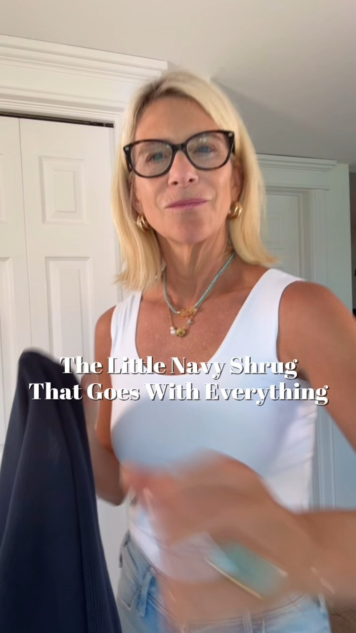 My Aritzia navy shrug is the lightweight layering piece I keep reaching for with dresses, tanks, skirts, linen pants, shorts, and summer vacation outfits. 

 #LTKgrwm #LTKootd