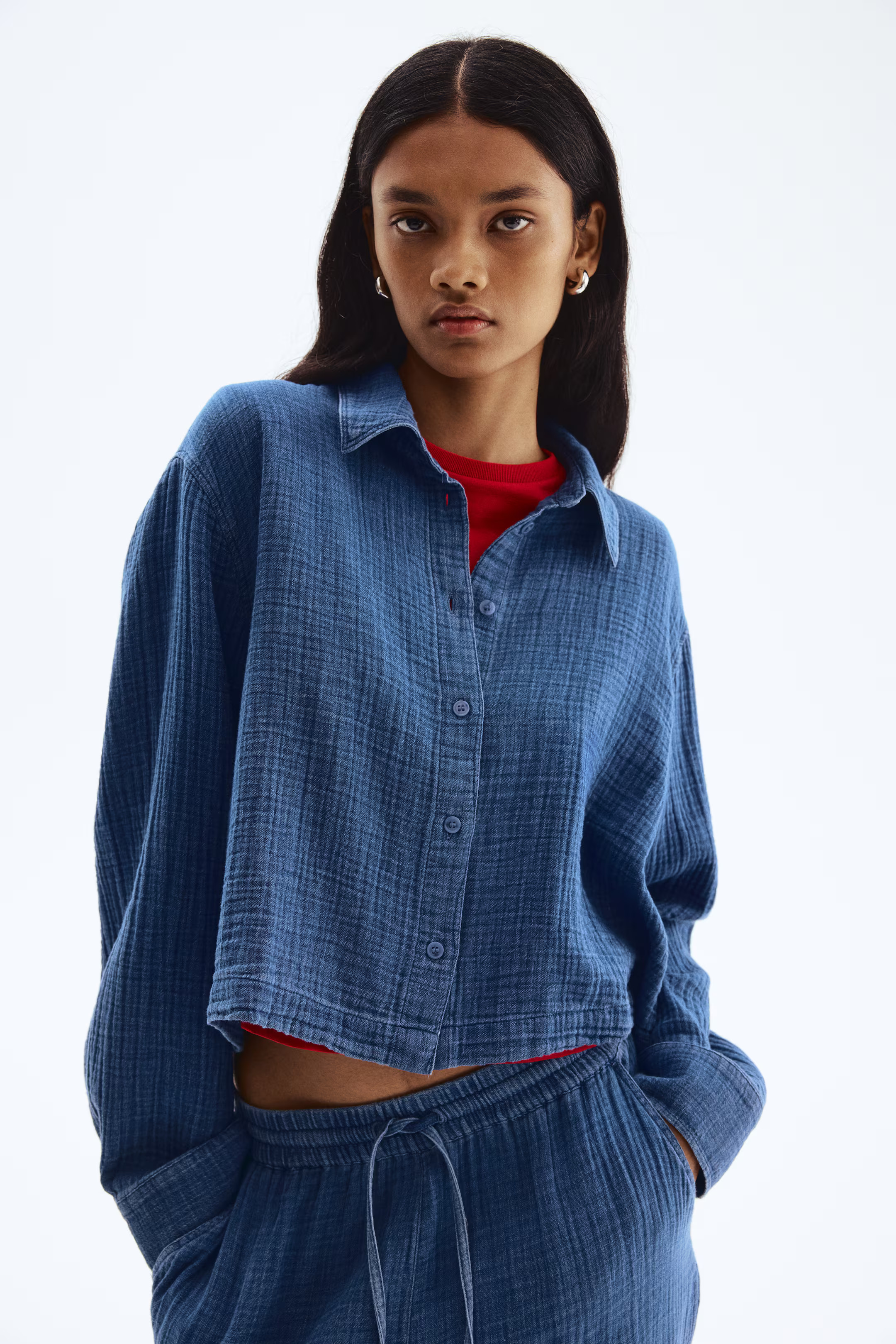 Cotton Muslin Shirt | H&M (US + CA)