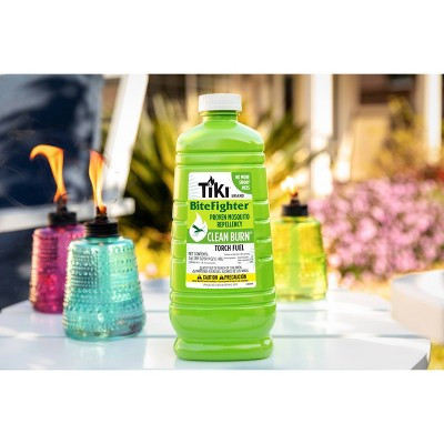 TIKI 50oz Clean Burn BiteFighter Torch Fuel: Mosquito Repellent, Outdoor Use, Citronella Enhanced | Target