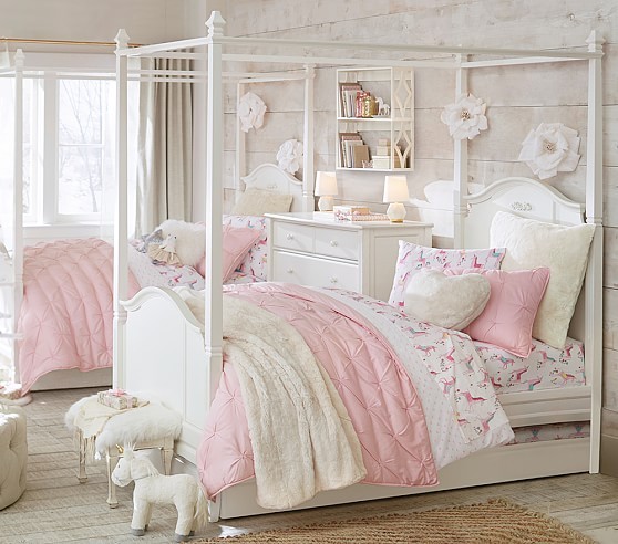 pottery barn girl bedding