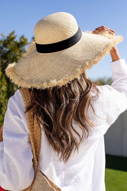 Clear Skies Natural Floppy Straw Hat | Shop Priceless