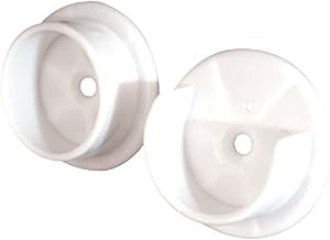 Prime-Line N 6568 Closet Pole Sockets, 1-3/8 In., Plastic, White (1 Set) | Amazon (US)