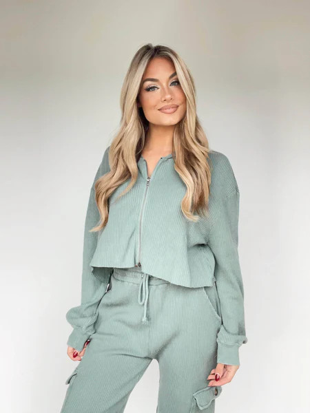 Kick It With Me Zip Up | Lane 201 Boutique