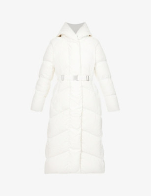 Marlow padded longline shell-down coat | Selfridges