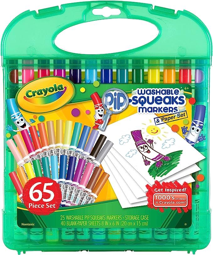 Crayola Pip Squeaks Washable Markers Set, Gift for Kids, Ages 4, 5, 6, 7 | Amazon (US)