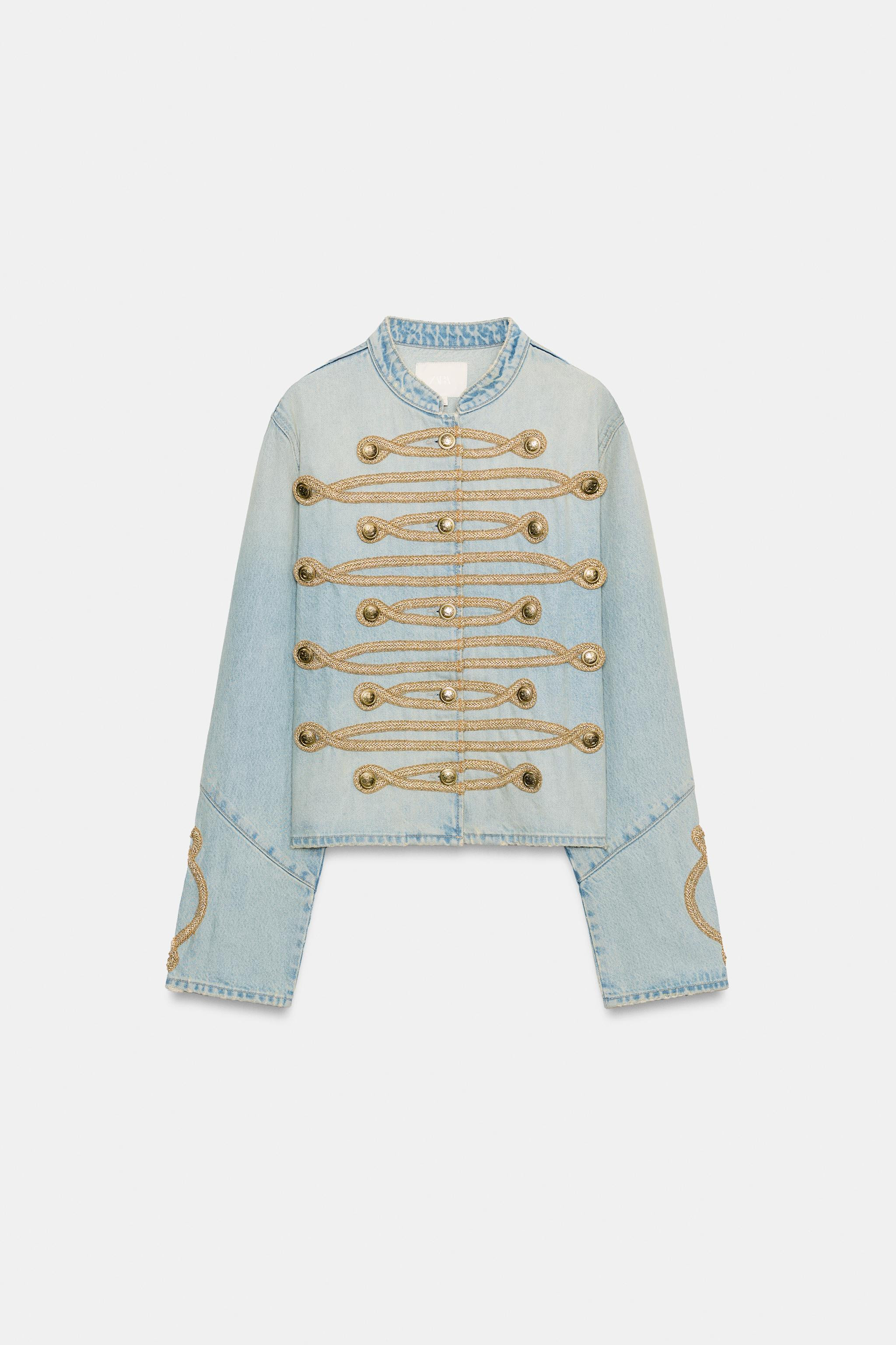 TRF DENIM BUTTON JACKET | Zara US