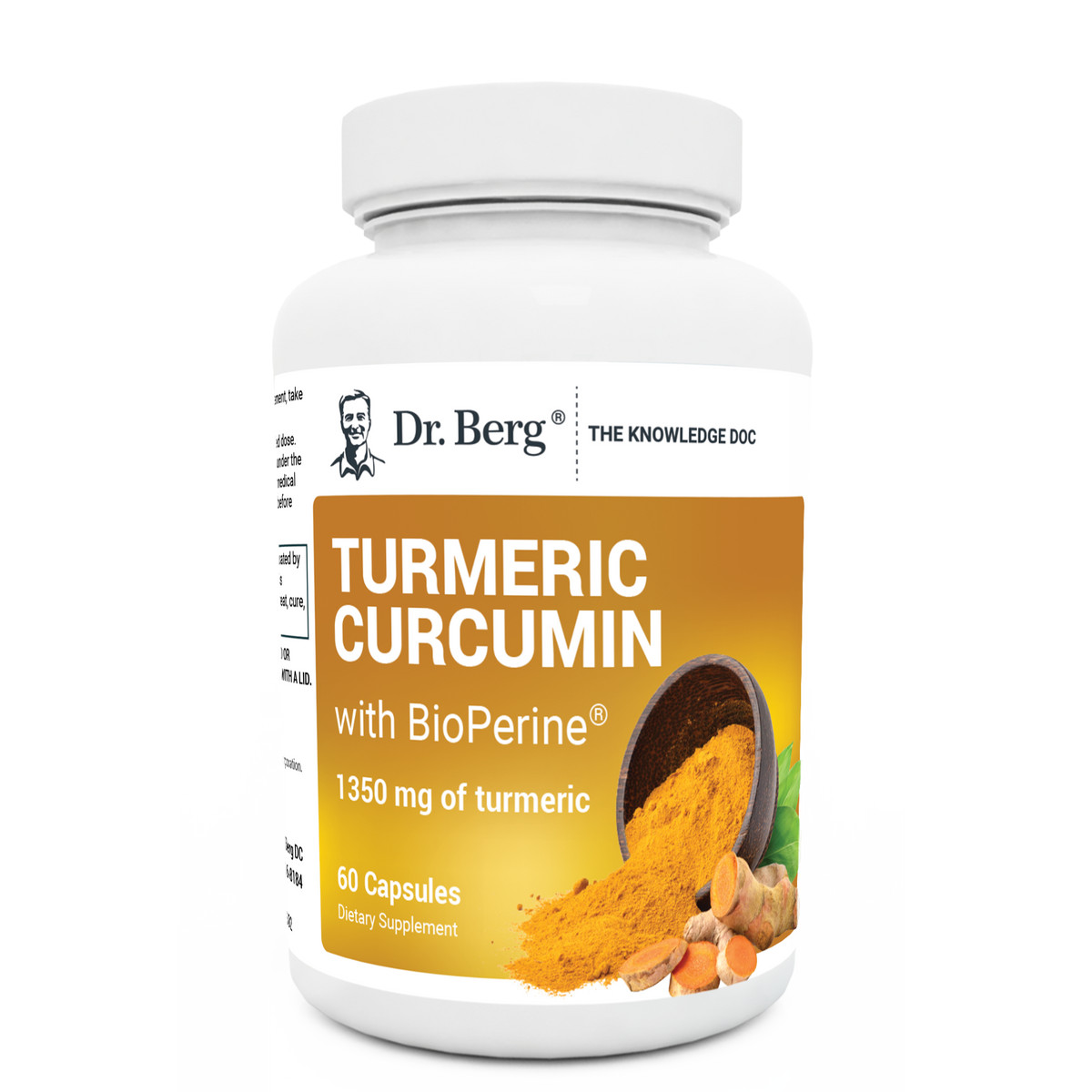 Turmeric Curcumin with BioPerine - 60 Capsules | Dr Berg