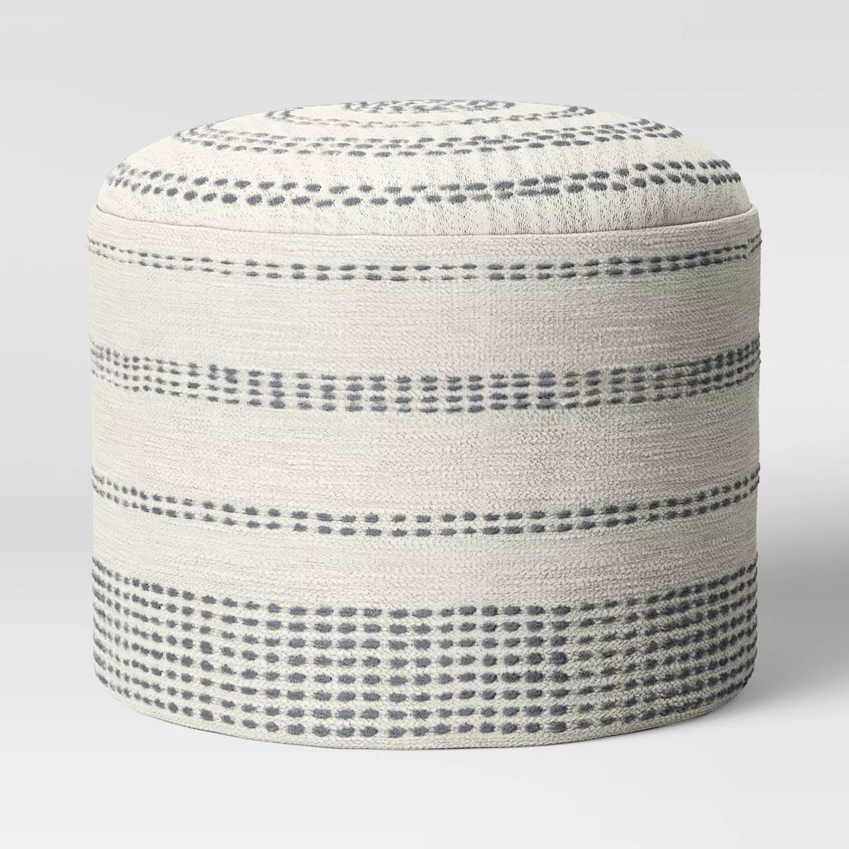 Darien Pouf Textured Neutral - Threshold™ | Target