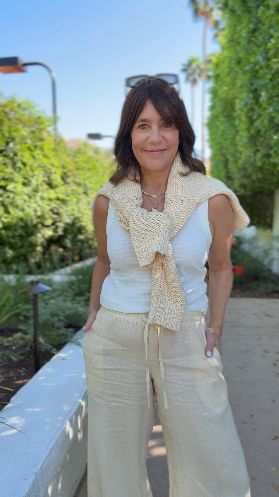 Spring outfit inspiration 🌱💫 I’m always on the hunt for good linen finds for spring and summer, and these pieces from @havenwellwithin check all the boxes. Breathable, comfy, stylish, and ON SALE for 30% off! Sale ends tomorrow! 

You will love these!!! Fits run true to size. 

#HWWpartner #havenwellwithin

#LTKOver40 #LTKSeasonal #LTKSaleAlert