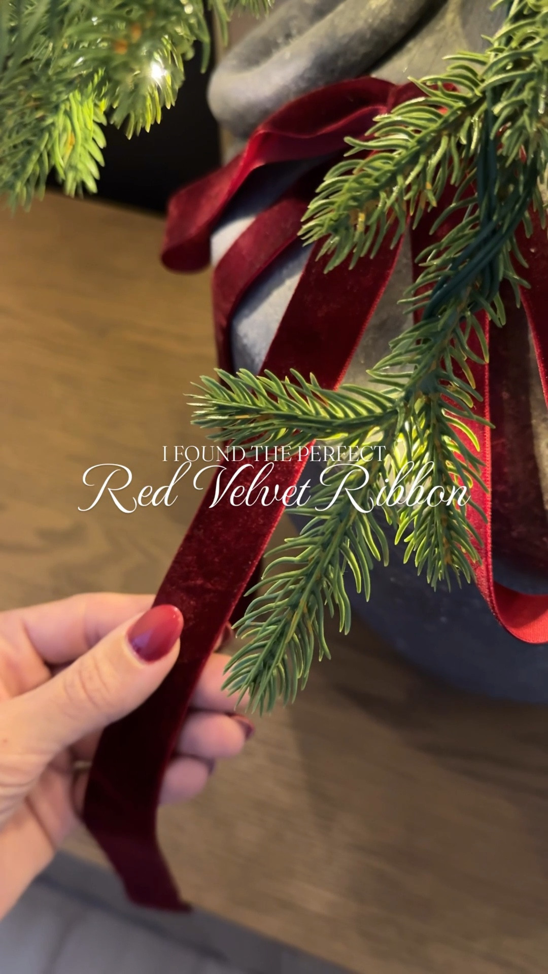 Let me take the guesswork out for you! I found the most beautiful deep red velvet ribbon! 🎀 

#LTKHoliday #LTKHome #LTKSeasonal
