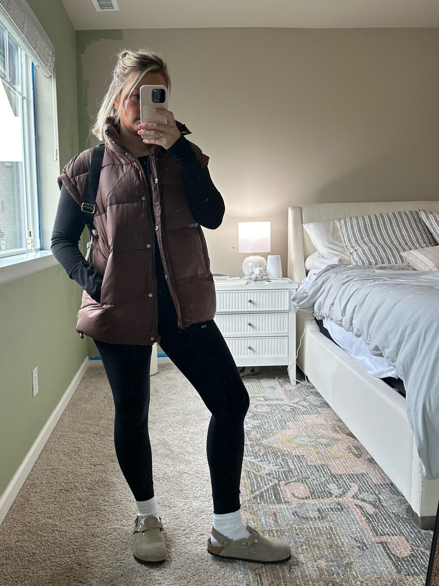 comfy fall outfit / what I wore as a toddler mom today 

Wearing small in vest, runs oversized. Wearing size 6 in Lulu top

#LTKSeasonal #LTKFindsUnder100 #LTKStyleTip