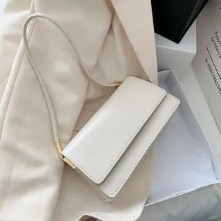 Shimme - Faux Leather Flap Shoulder Bag | YesStyle | YesStyle Global