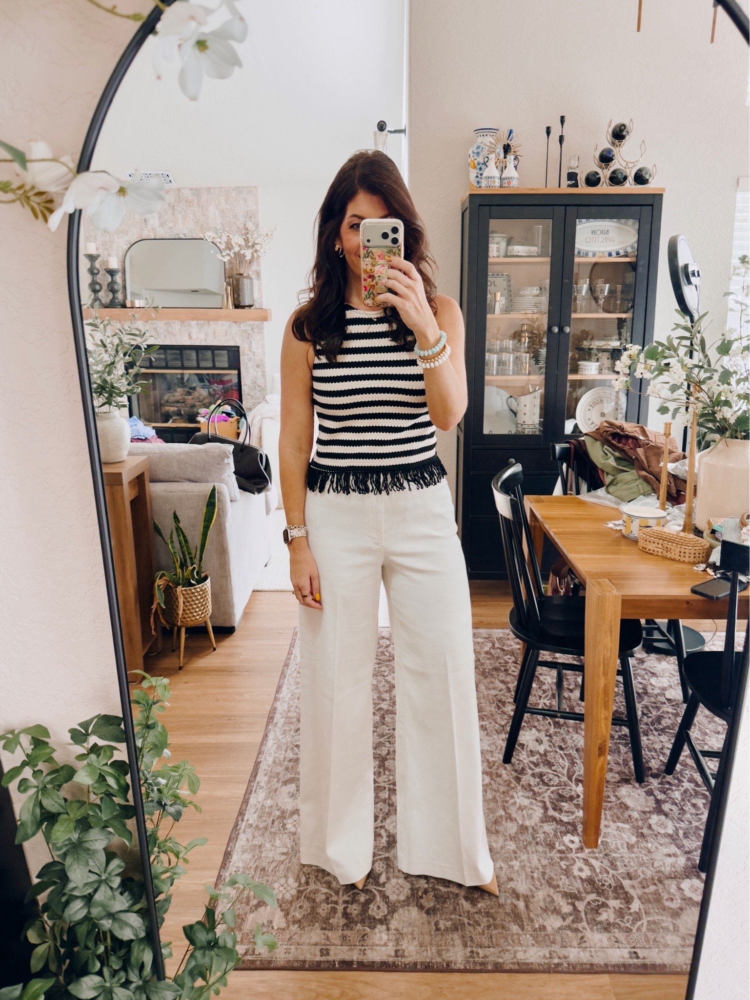 Casual Friday outfit of the day
In a medium striped top
Medium tall wide leg pants- code Meghanxspanx

#LTKMidsize #LTKTall #LTKWorkwear