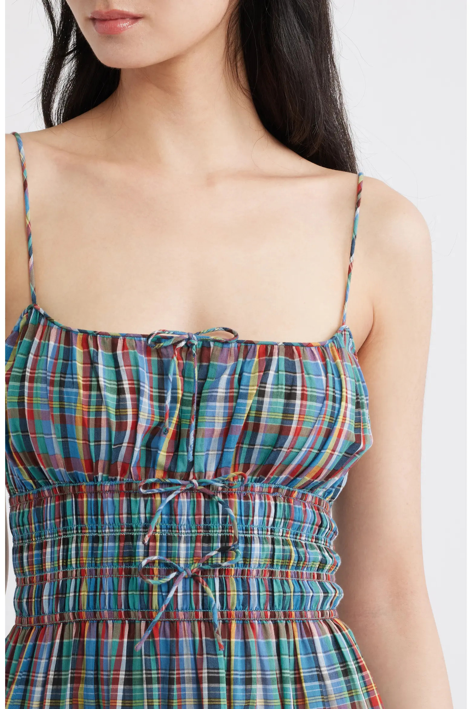 Brielle Plaid Cotton MidiDress (Women) | Nordstrom | Nordstrom