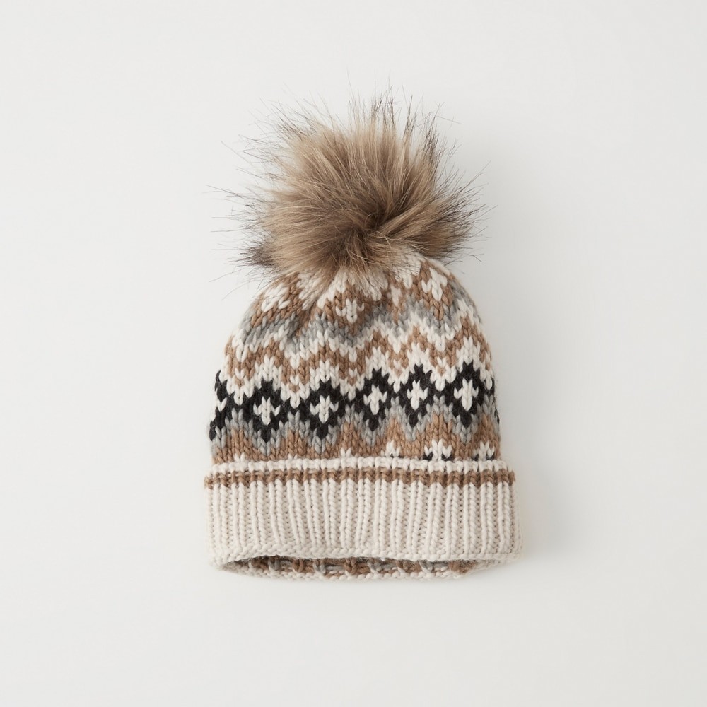 Pom Knit Beanie | Abercrombie & Fitch US & UK