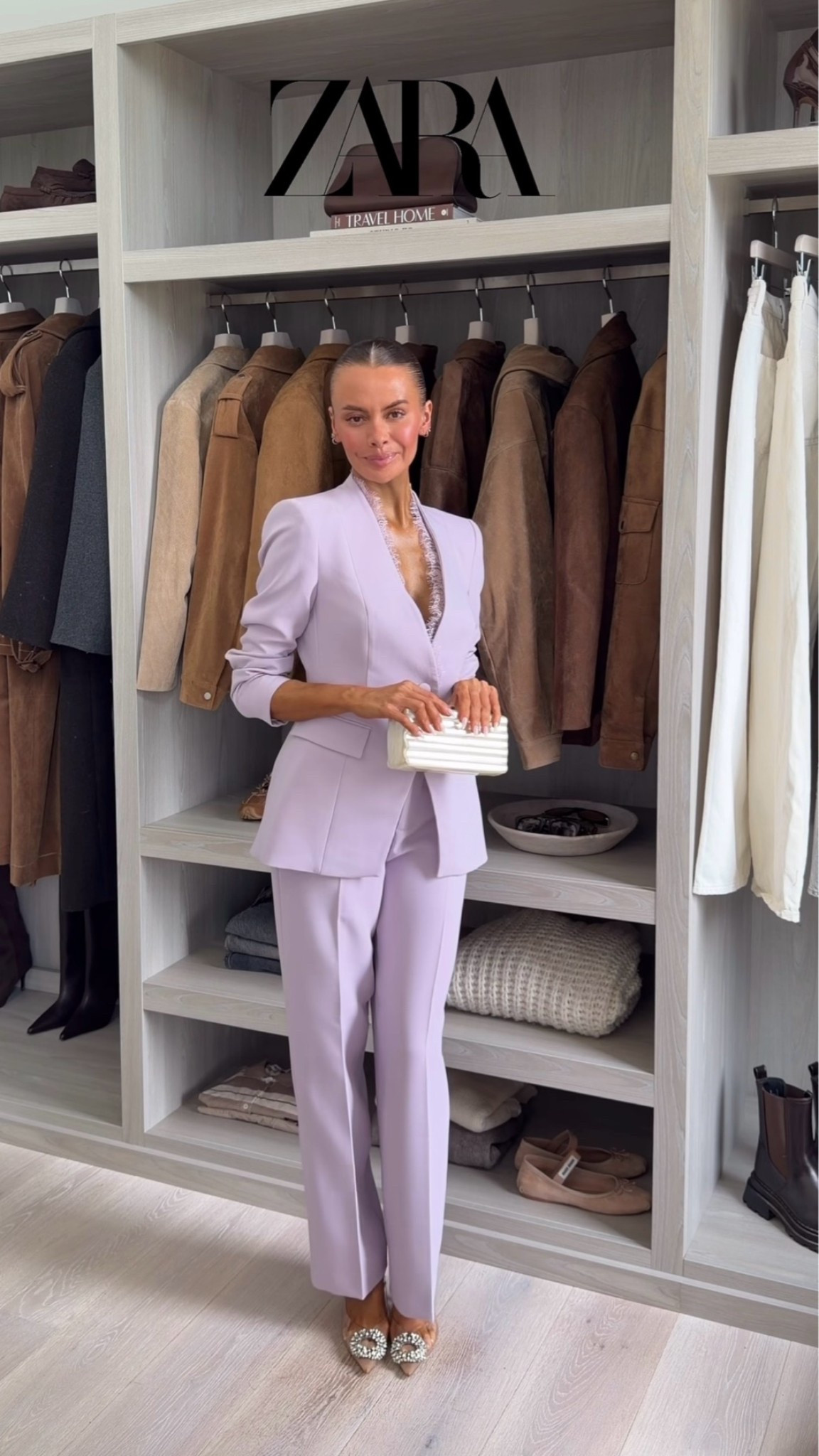 I’m wearing a size S in blazer and trousers 💜

#LTKuk #LTKspring #LTKsummer