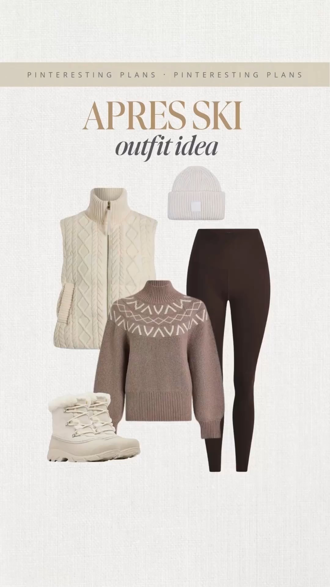 Apres Ski outfit idea 🙌🏻🙌🏻

Winter look, ski outfit, leggings, vest, winter style 

#LTKdayinmylife #LTKootd #LTKSeasonal

#LTKTravel #LTKSeasonal #LTKActive

#LTKSeasonal #LTKTravel #LTKootd