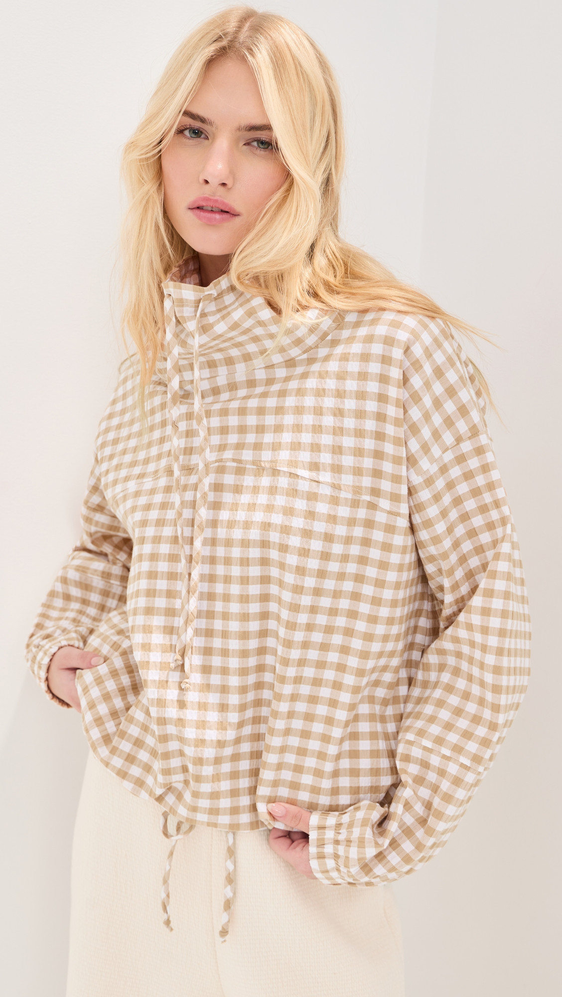 LE BOP Carson Anorak Multi Check XS | Shopbop