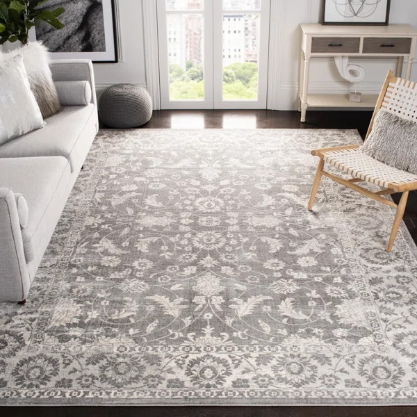 Llana Cream/Gray Area Rug | Wayfair North America