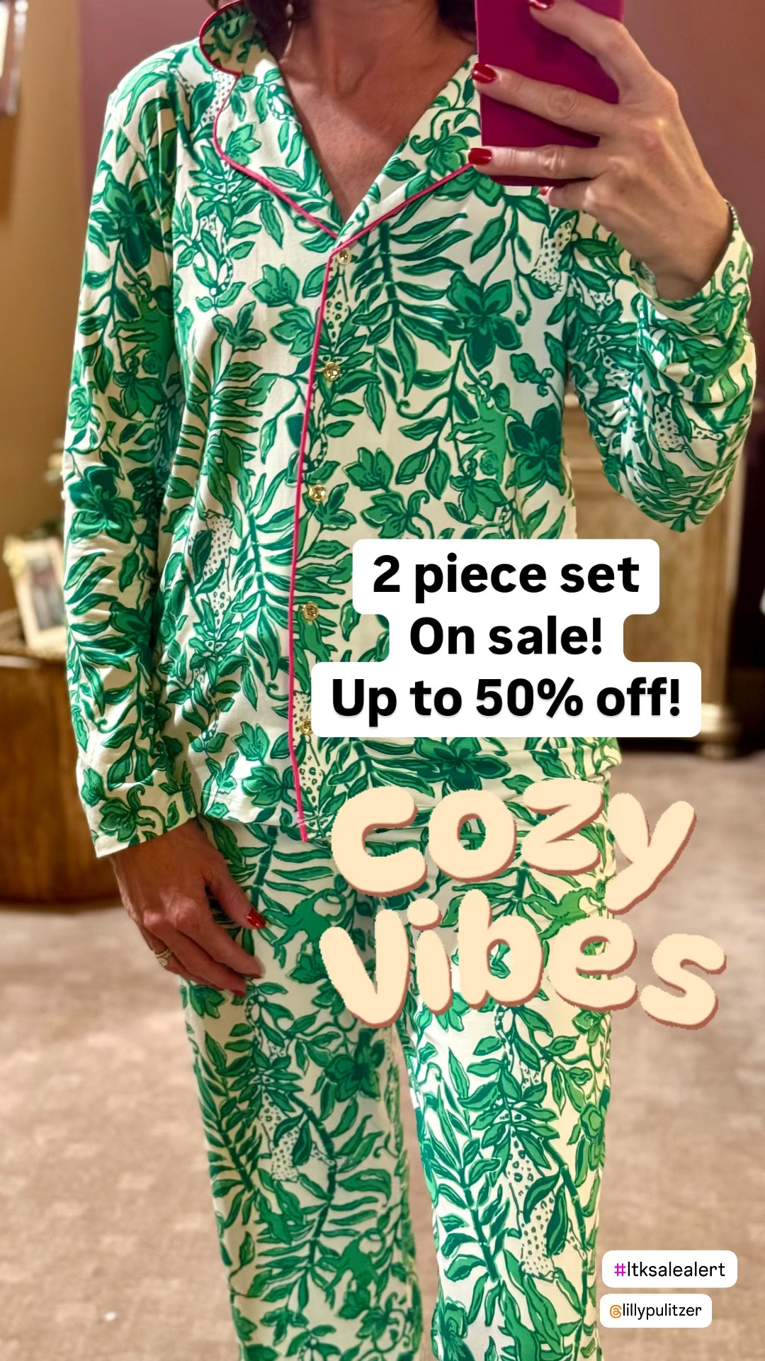 Pajamas 

On sale now! Up to 70% off!

The softest and comfiest pajamas! Don’t miss out on these!!!
Wearing a size S in both pieces. 

Linked other sale items below too! 

#LTKFindsUnder50 #LTKBeauty #LTKOver40 #LTKTravel #LTKGiftGuide 

pajamas. comfy pajamas, Lilly Pulitzer, gift idea, slippers, 2 piece pajama, cozy pj’s, gift for her, winter pajamas, 


#LTKFindsUnder100 #LTKSaleAlert #LTKHome